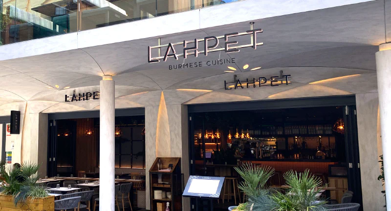 Lahpet Restaurant Signage – Restaurant Signs by Goodwin & Goodwin, London