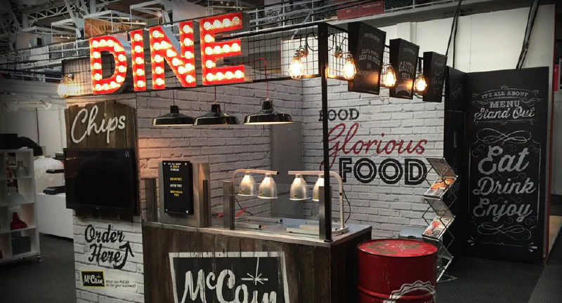 McCain Oven Chips Sign – Restaurant Signs by Goodwin & Goodwin, London
