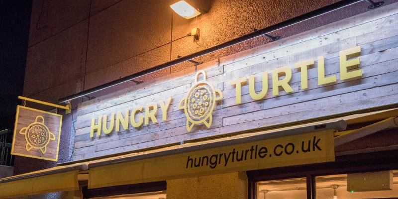 Reclaimed Timber sign – Restaurant Signs by Goodwin & Goodwin, London