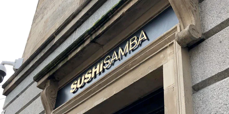 Sushi Samba - Covent Garden – Restaurant Signs by Goodwin & Goodwin, London