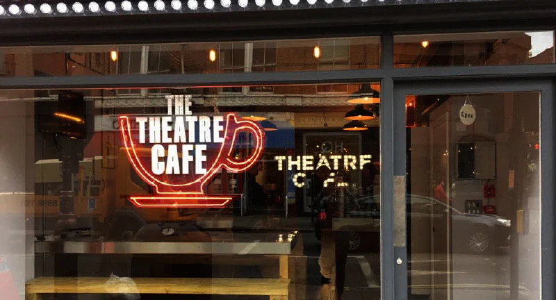 The Theatre Cafe Sign – Restaurant Signs by Goodwin & Goodwin, London