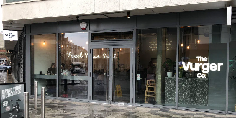 The Vurger Co Signage – Restaurant Signs by Goodwin & Goodwin, London