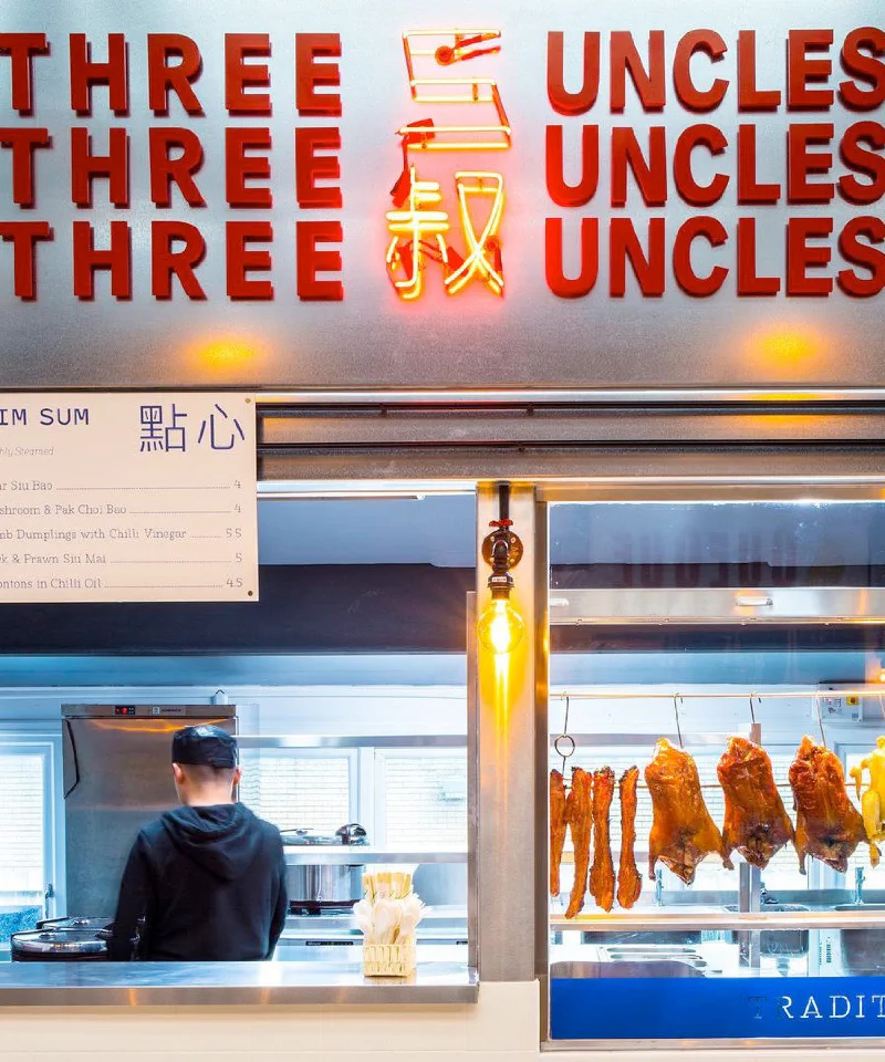 Three Uncles – Restaurant Signs by Goodwin & Goodwin, London