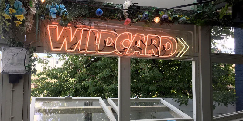 Wildcard Neon Sign – Restaurant Signs by Goodwin & Goodwin, London