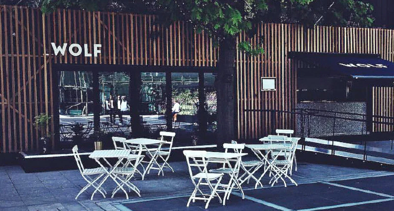 Wolf Broadgate – Restaurant Signs by Goodwin & Goodwin, London